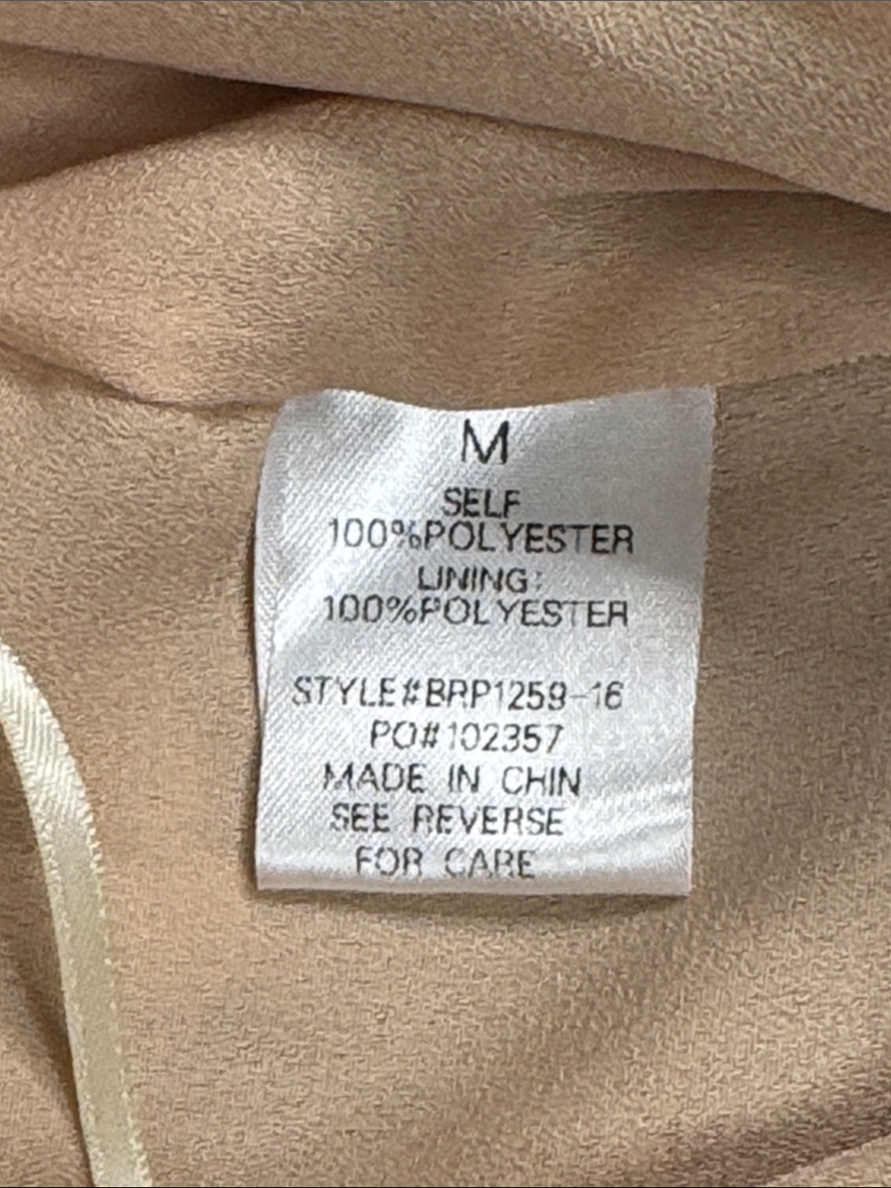 BAILEY ROSE FLORAL HIGH RISE WIDE LEG TROUSER PANTS CREAM BROWN ROSES SIZE MED - Picture 11 of 11